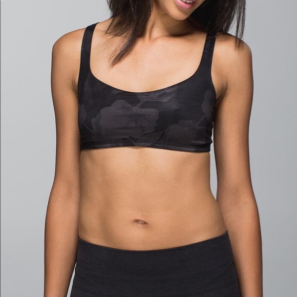 lululemon athletica Other - Lululemon Free to Be Bra Inky Floral Soot Black